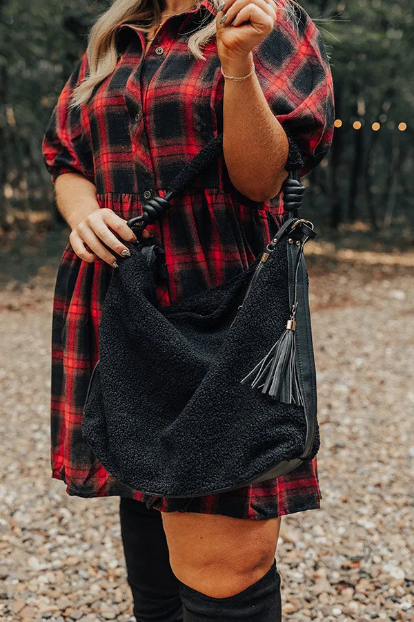 The Raleigh Sherpa Tote In Black sold by Impressions