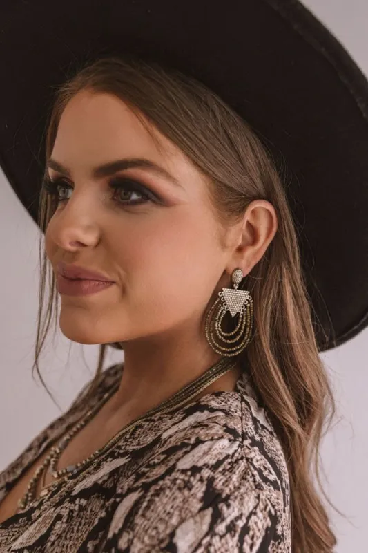 Plan For Fabulous Earrings In Gold sold by Impressions