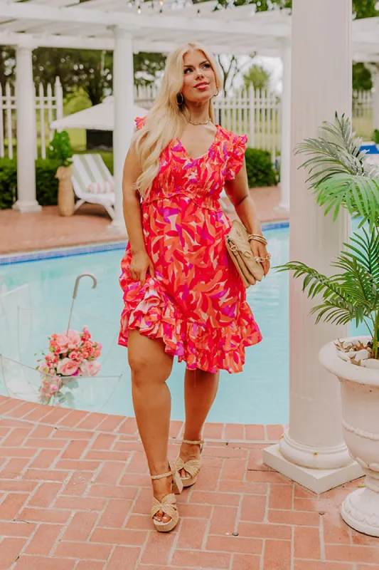 Summer Crush Smocked Mini Dress Curves sold by Impressions