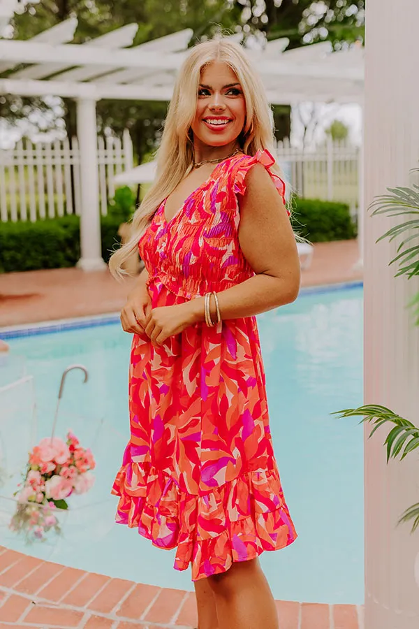 Summer Crush Smocked Mini Dress Curves sold by Impressions product image thumbnail 3