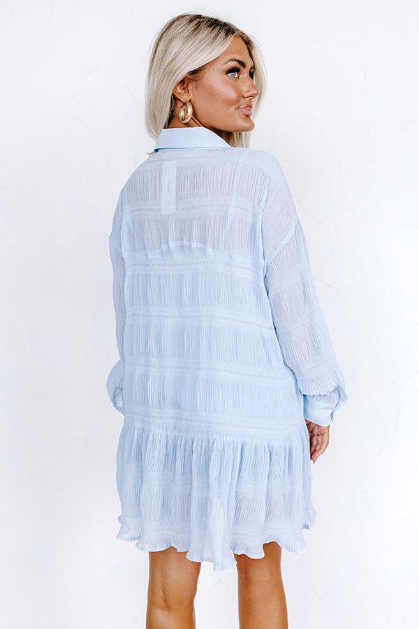 Dance And Dream Tunic Dress In Sky Blue sold by Impressions product image thumbnail 3