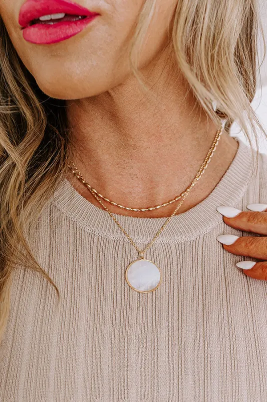 Catalina Coastline Layered Necklace in Ivory sold by Impressions