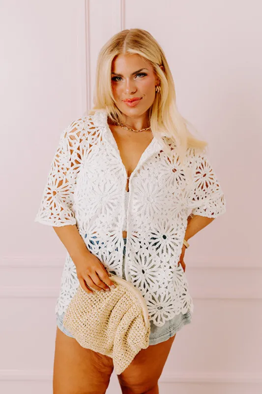 Sunny Days Ahead Crochet Top Curves sold by Impressions