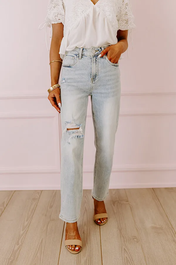 Risen The Bolt High Waist Jean in Light Wash sold by Impressions