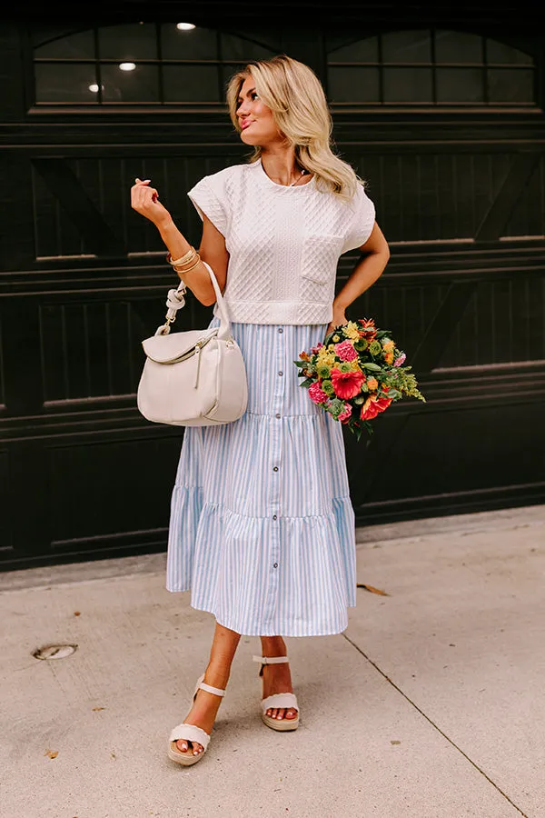 Sail Away With Me Stripe Midi sold by Impressions