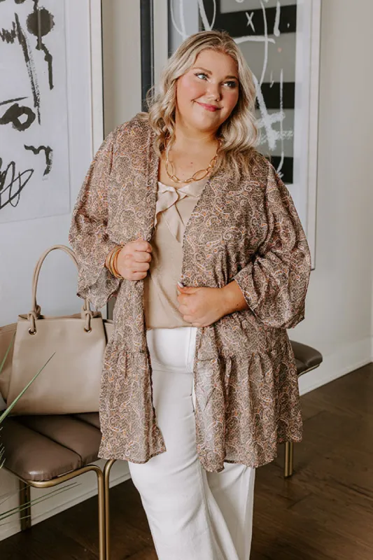 Something More Duster In Olive Curves sold by Impressions