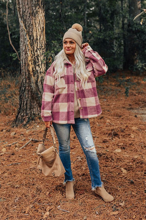 Cozy Paradise Plaid Jacket sold by Impressions product image thumbnail 2