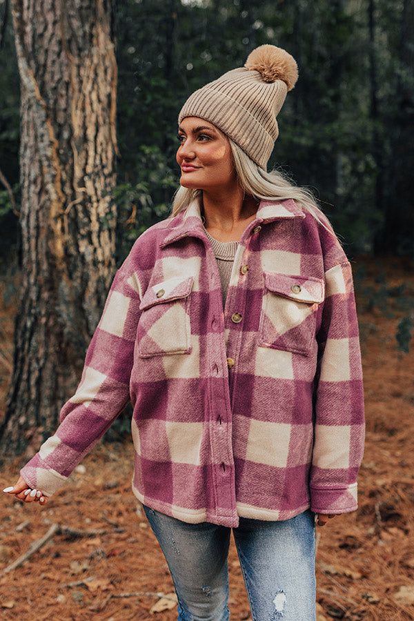 Cozy Paradise Plaid Jacket sold by Impressions product image thumbnail 6