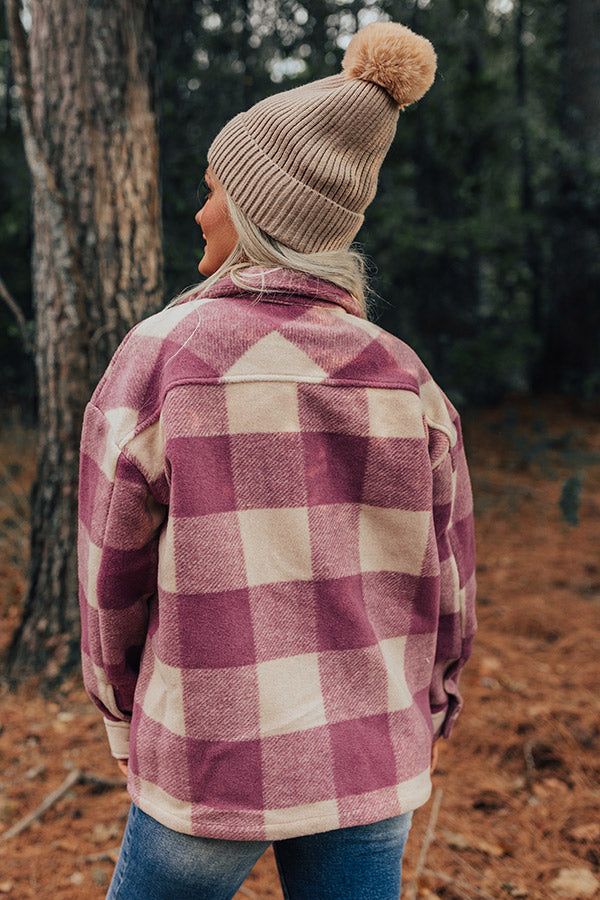 Cozy Paradise Plaid Jacket sold by Impressions product image thumbnail 5