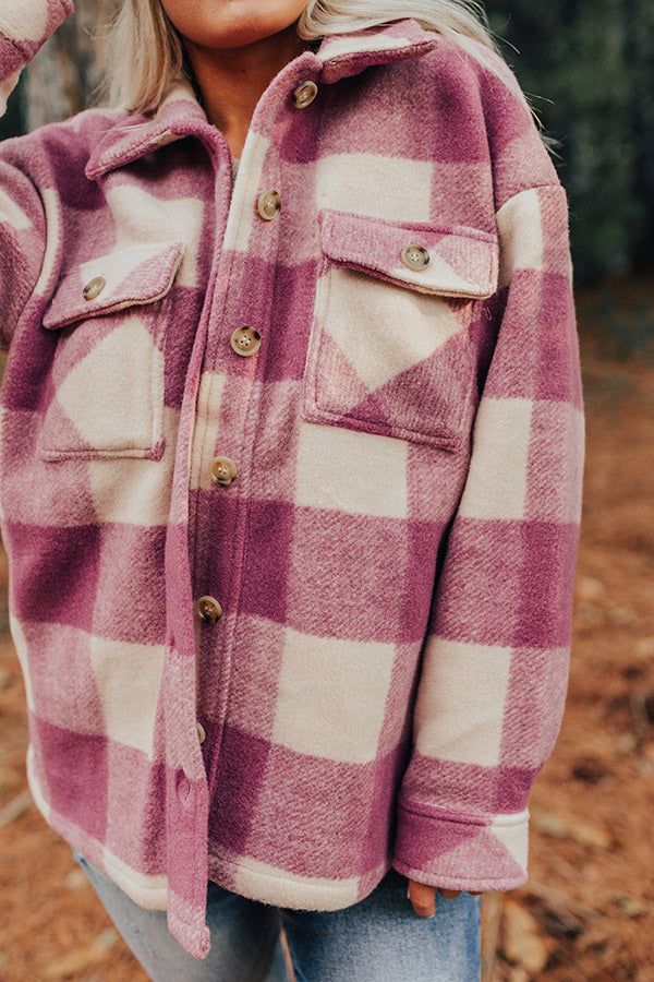 Cozy Paradise Plaid Jacket sold by Impressions product image thumbnail 3