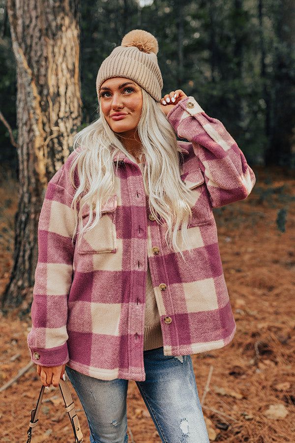 Cozy Paradise Plaid Jacket sold by Impressions product image thumbnail 4