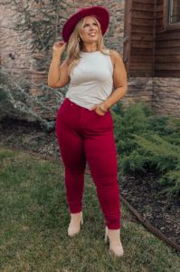 The Evelyn High Waist Jean Curves sold by Impressions