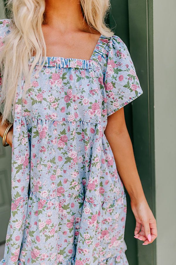 Modern Days Chambray Floral Dress sold by Impressions product image thumbnail 3