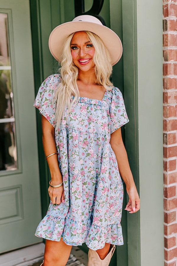 Modern Days Chambray Floral Dress sold by Impressions product image thumbnail 5
