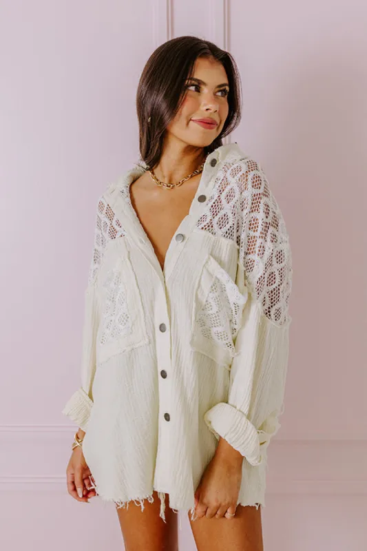 Free Spirited Knit Button Up sold by Impressions