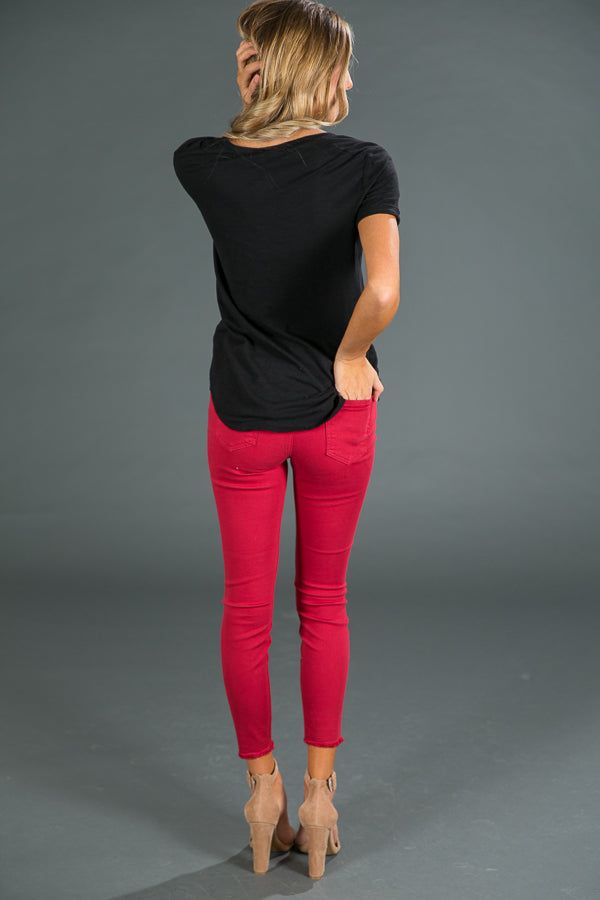 A Touch Of Love Boyfriend Tee in Black sold by Impressions product image thumbnail 3