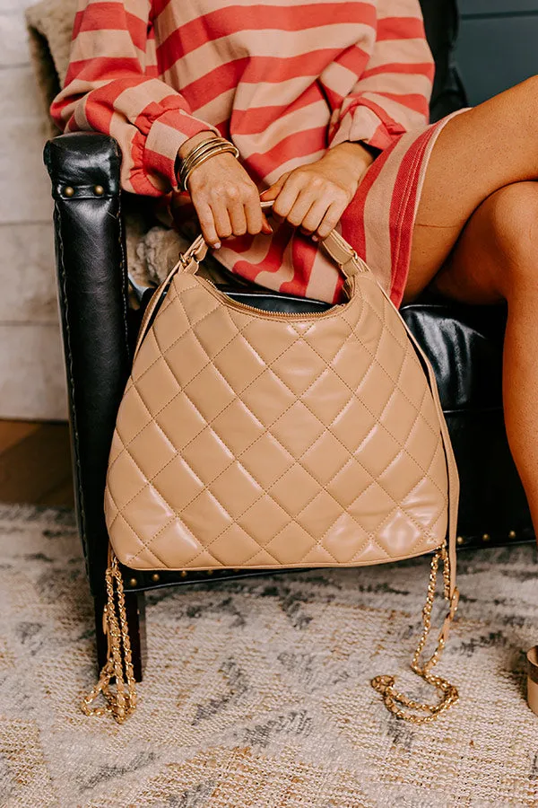 Central Avenue Faux Leather Tote In Tan sold by Impressions