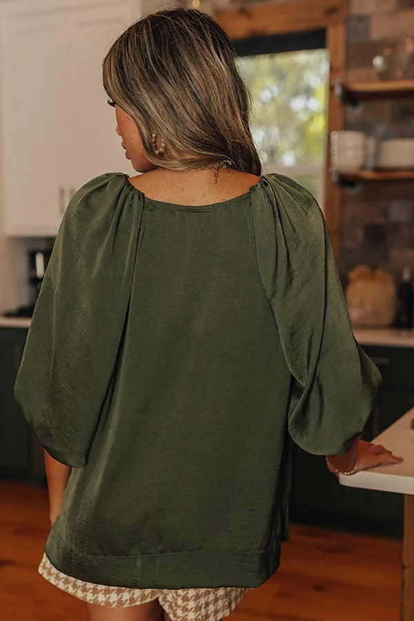 Across The World Shift Top In Olive sold by Impressions product image thumbnail 3