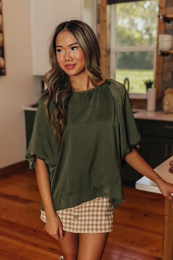 Across The World Shift Top In Olive sold by Impressions product image thumbnail 2