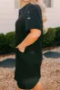 Casual Outing Mini Dress in Black Curves sold by Impressions