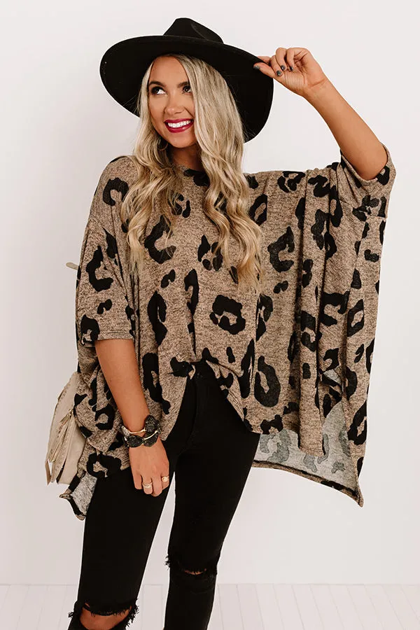 A Chic Peak Leopard Shift Tunic In Mocha sold by Impressions product image thumbnail 2