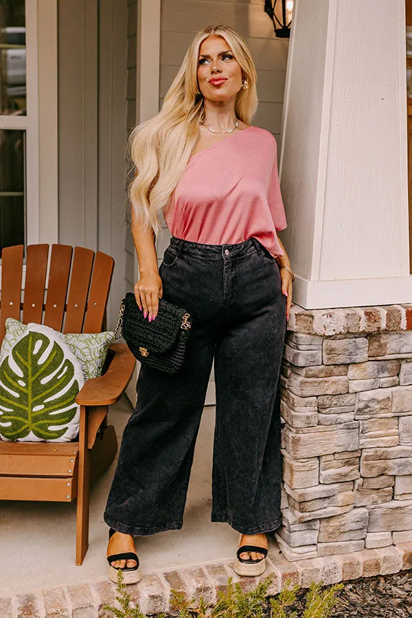 The Dex High Waist Straight Leg Jean In Black Curves sold by Impressions product image thumbnail 4
