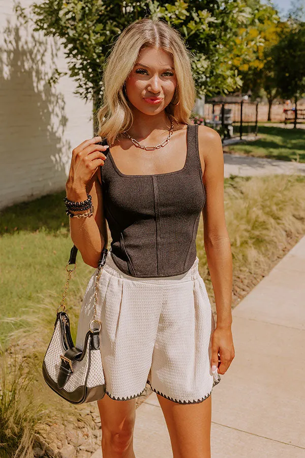 Long Lost Love Sculpt Top In Black sold by Impressions product image thumbnail 5