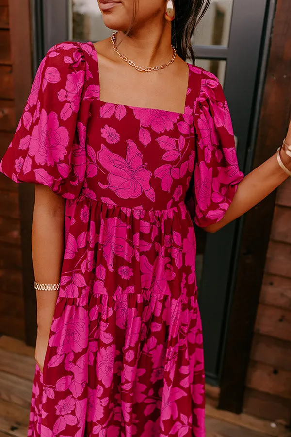 Rarest Kind Of Love Midi in Wine sold by Impressions product image thumbnail 2