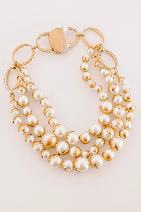 Pearl Cluster Necklace sold by Impressions