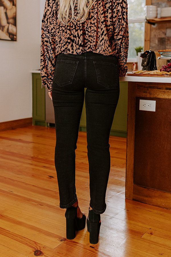 The Edith High Waist Distressed Straight Leg Jean sold by Impressions product image thumbnail 4