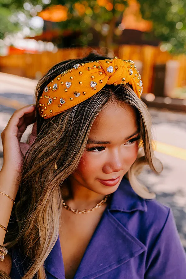 Effortless Radiance Embellished Headband In Honey sold by Impressions product image thumbnail 2