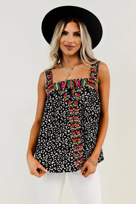 The Perfect Timing Embroidered Shift Top sold by Impressions