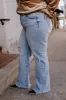 The Cailyn High Waist Straight Leg Jean Curves sold by Impressions