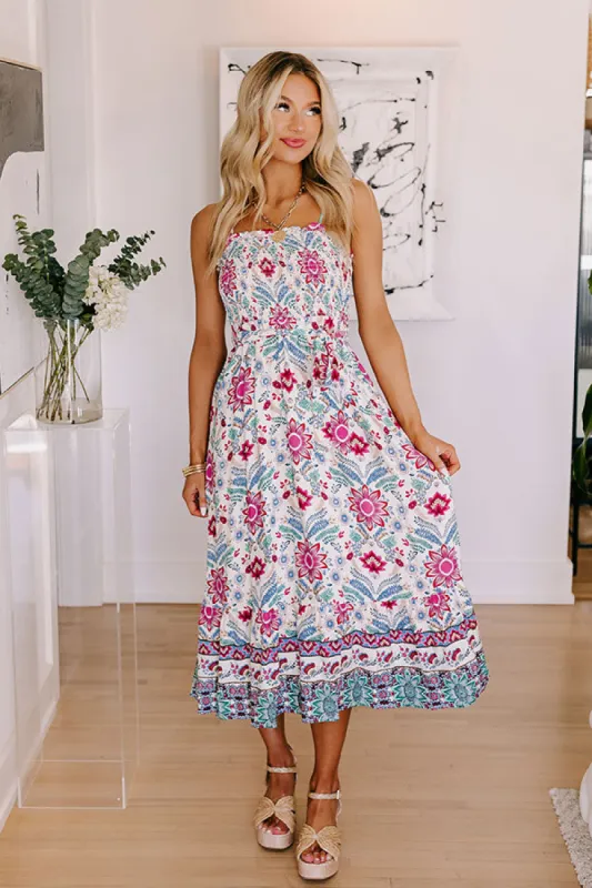 Brunch In Tucson Floral Midi sold by Impressions