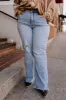 The Cailyn High Waist Straight Leg Jean Curves sold by Impressions
