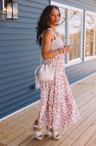 Among The Wildflowers Smocked Midi sold by Impressions