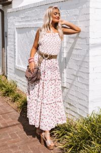 Among The Wildflowers Smocked Midi sold by Impressions