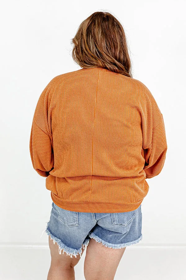 Texas State Pride Sweatshirt in Rust Curves sold by Impressions product image thumbnail 3