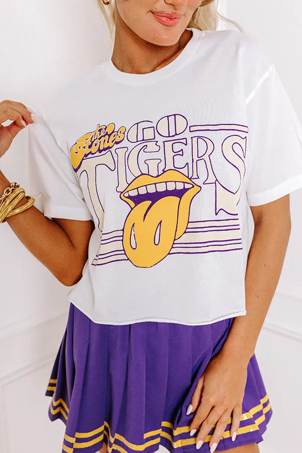 The Stones Go Tigers Graphic Crop Tee sold by Impressions product image thumbnail 5
