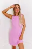 Uptown Chic Pearl Embellished Mini Dress in Violet sold by Impressions
