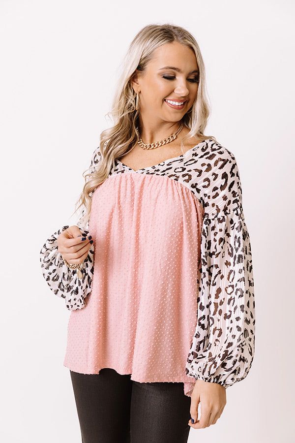 Pretty Smiles Shift Top In Pink sold by Impressions product image thumbnail 3