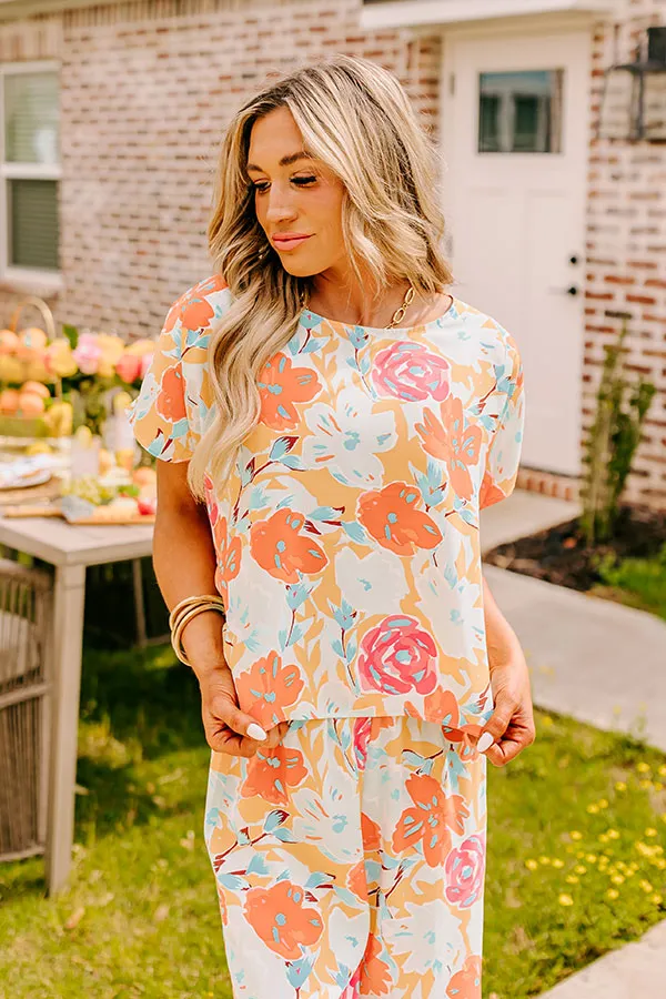 Happy Blooms Shift Top sold by Impressions