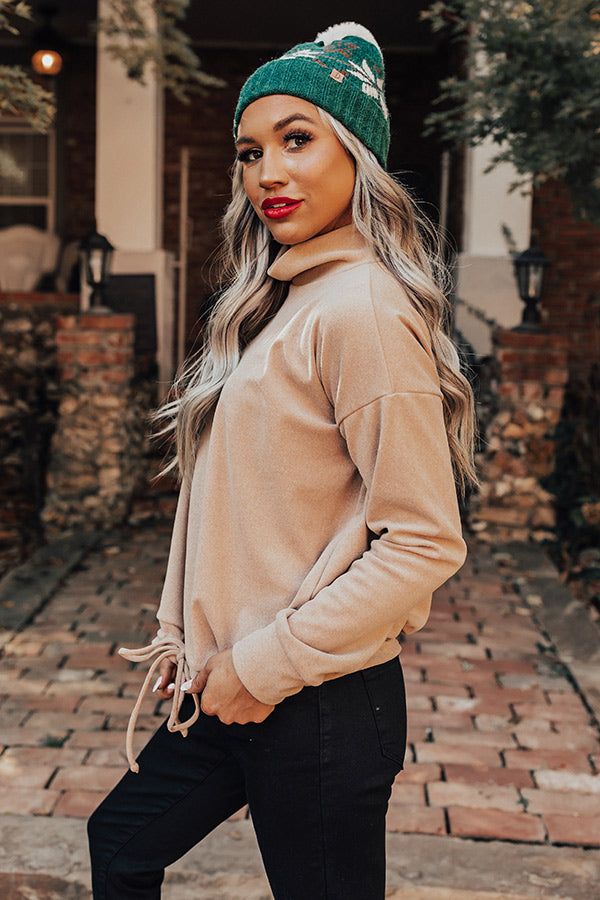 Autumn Color Sweater Top In Iced Latte sold by Impressions product image thumbnail 3