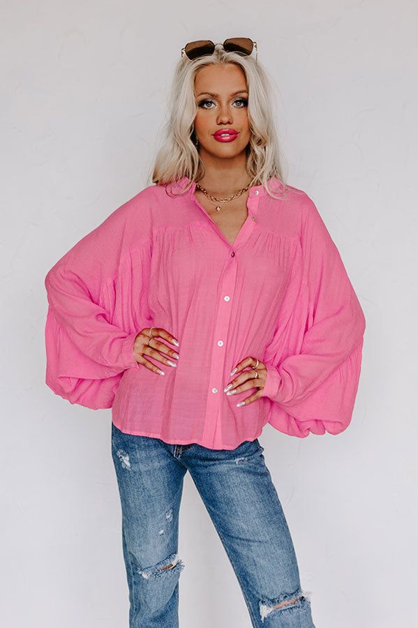 Weekend Trip Travels Shift Top in Pink sold by Impressions product image thumbnail 3