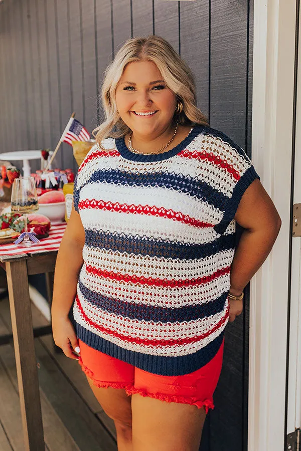 Lake Days Knit Stripe Top Curves sold by Impressions product image thumbnail 4