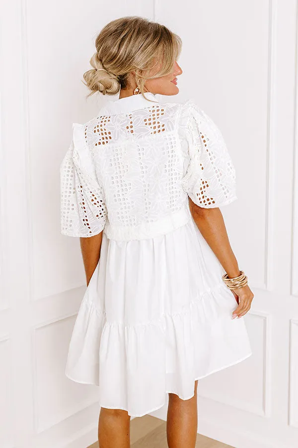 Cherished Smile Crochet Mini Dress sold by Impressions product image thumbnail 4