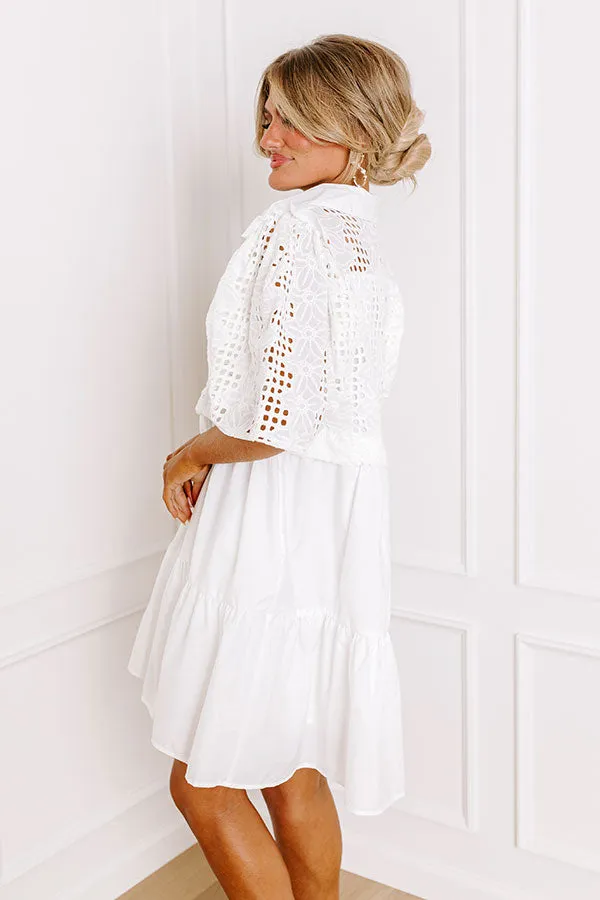 Cherished Smile Crochet Mini Dress sold by Impressions product image thumbnail 3