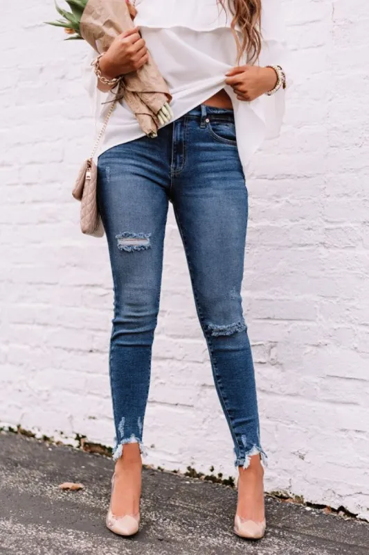 The Nicolette High Waist Ankle Skinny sold by Impressions