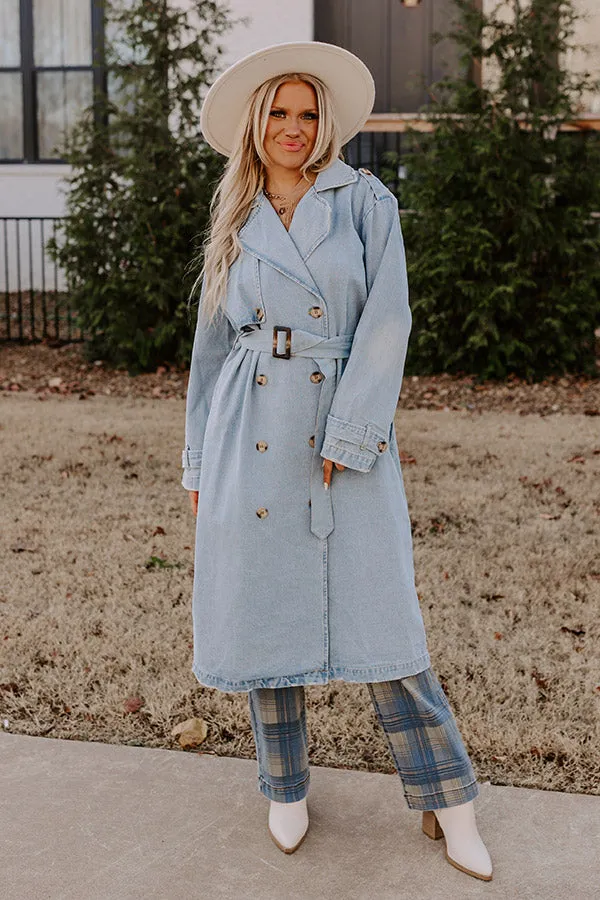 London Lookout Denim Trench Coat sold by Impressions product image thumbnail 3
