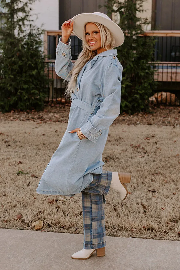 London Lookout Denim Trench Coat sold by Impressions product image thumbnail 4